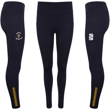 Elsecar CC - Performance Full Length Leggings - Navy
