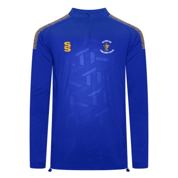 Elsecar CC - Impact 1/4 Zip Performance Top - Royal
