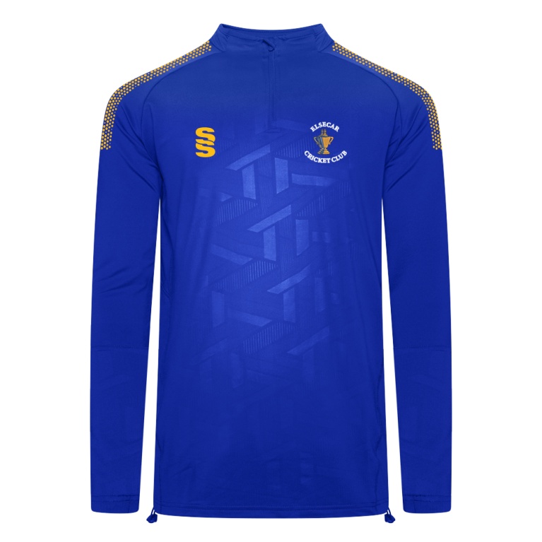 Elsecar CC - Impact 1/4 Zip Performance Top - Royal