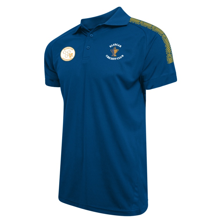 Elsecar CC - Dual Solid Colour Polo - Royal - Women's Fit