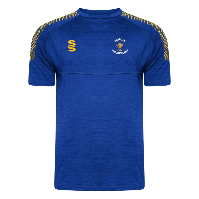 Elsecar CC - Dual Gym T-shirt - Royal Melange